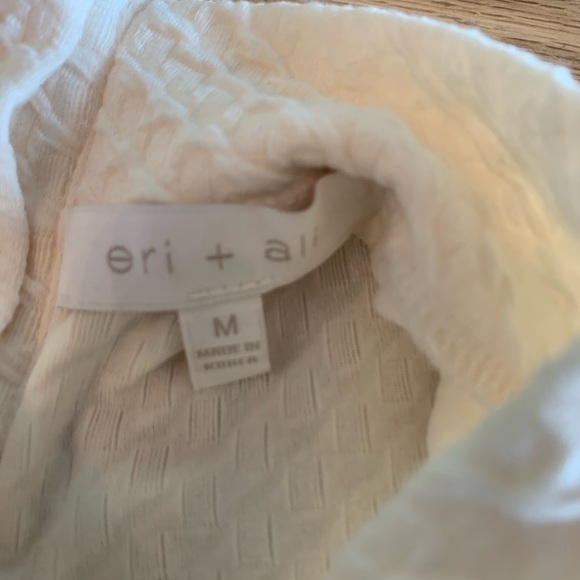 Eri and Ali Overture Textured Ivory Women’s Button Back Sleeveless Top M Prelov - Picture 6 of 8